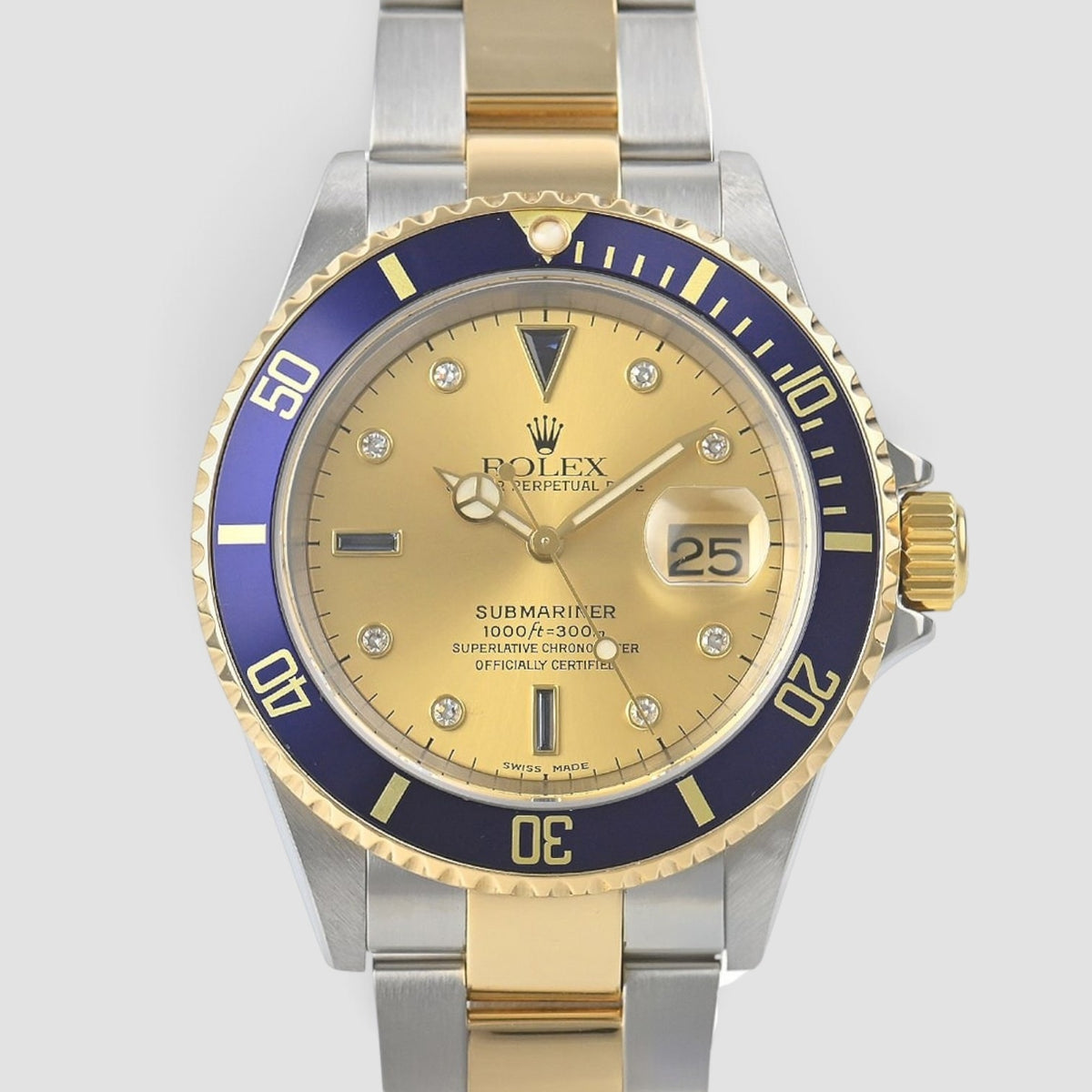 Submariner Date Champagne Serti Dial
