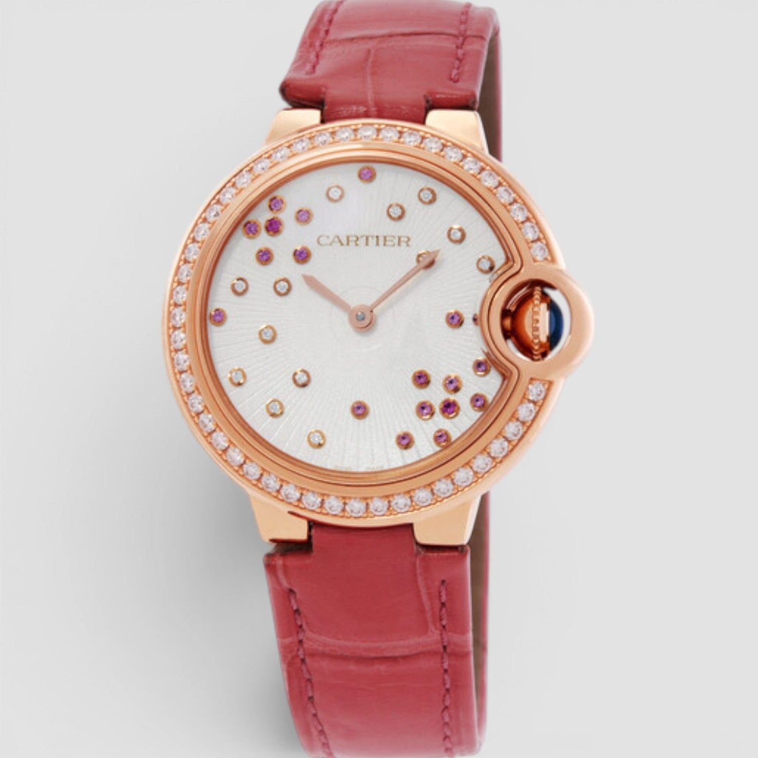 Ballon Bleu Rose Gold Diamond Set