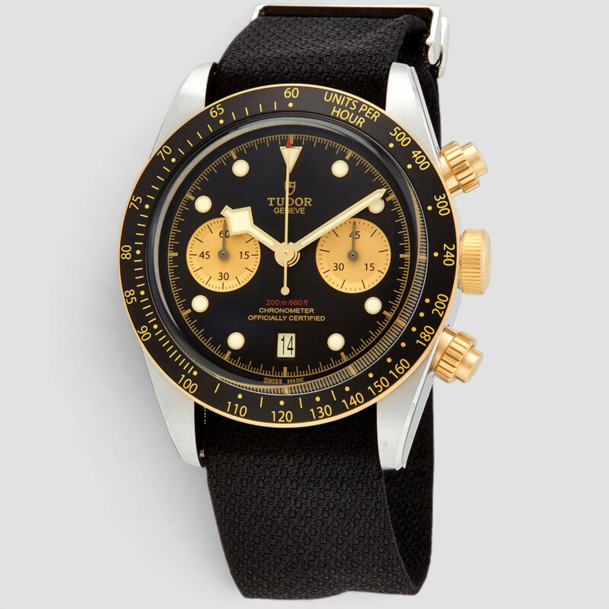 Black Bay Chronograph S&G 41mm Black Dial Gold & Steel