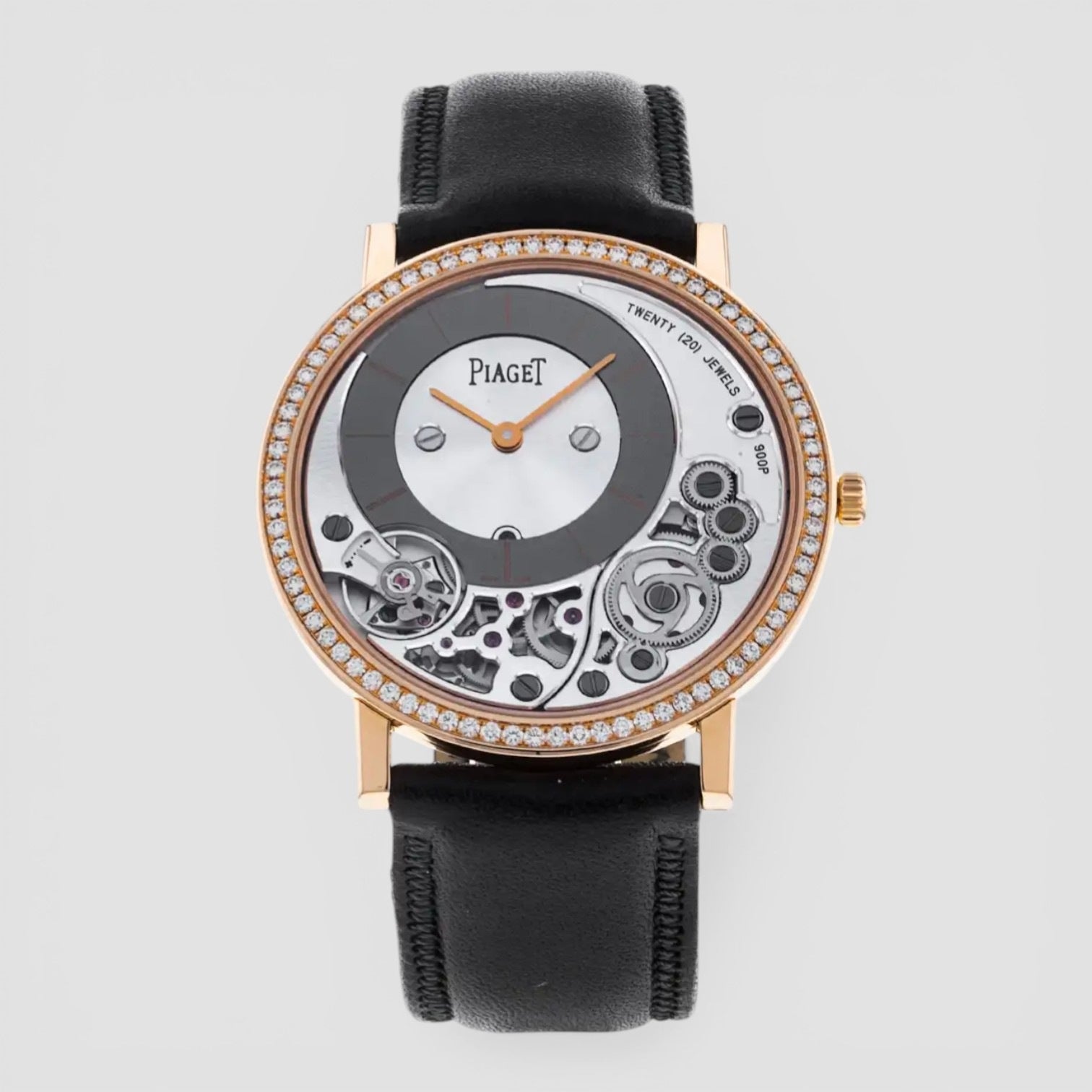 Altiplano With Diamonds Gray Manual Wind Altiplano 18 K