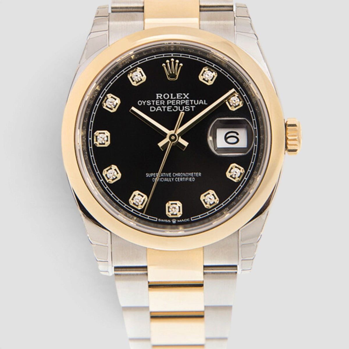 Datejust 36 Black Diamond Dial Jubilee