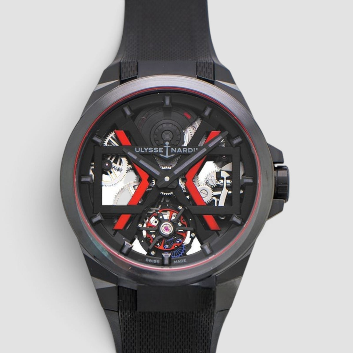 Executive Automatic Black Skeleton Dial Tourbillon