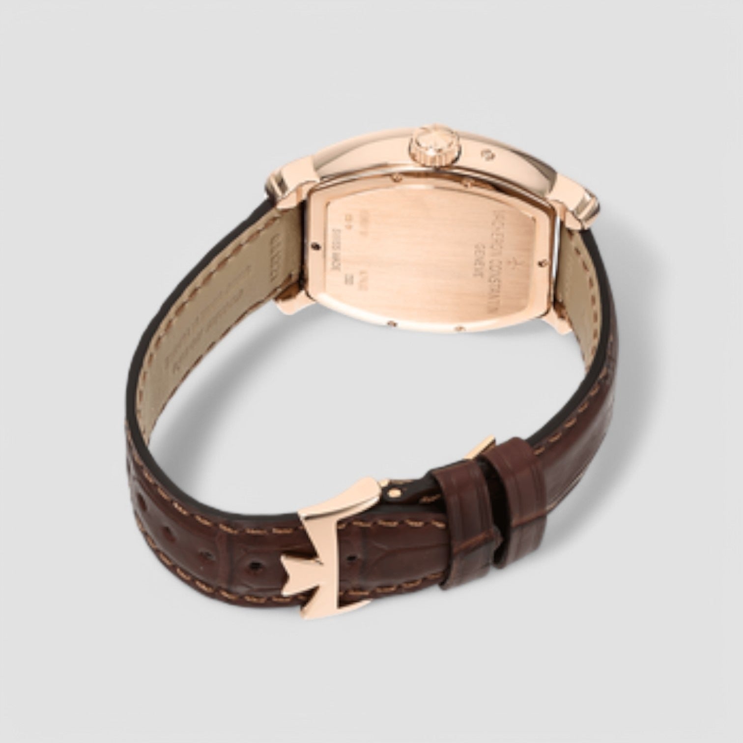 Malte Tonneau Dual Time Rose Gold Automatic