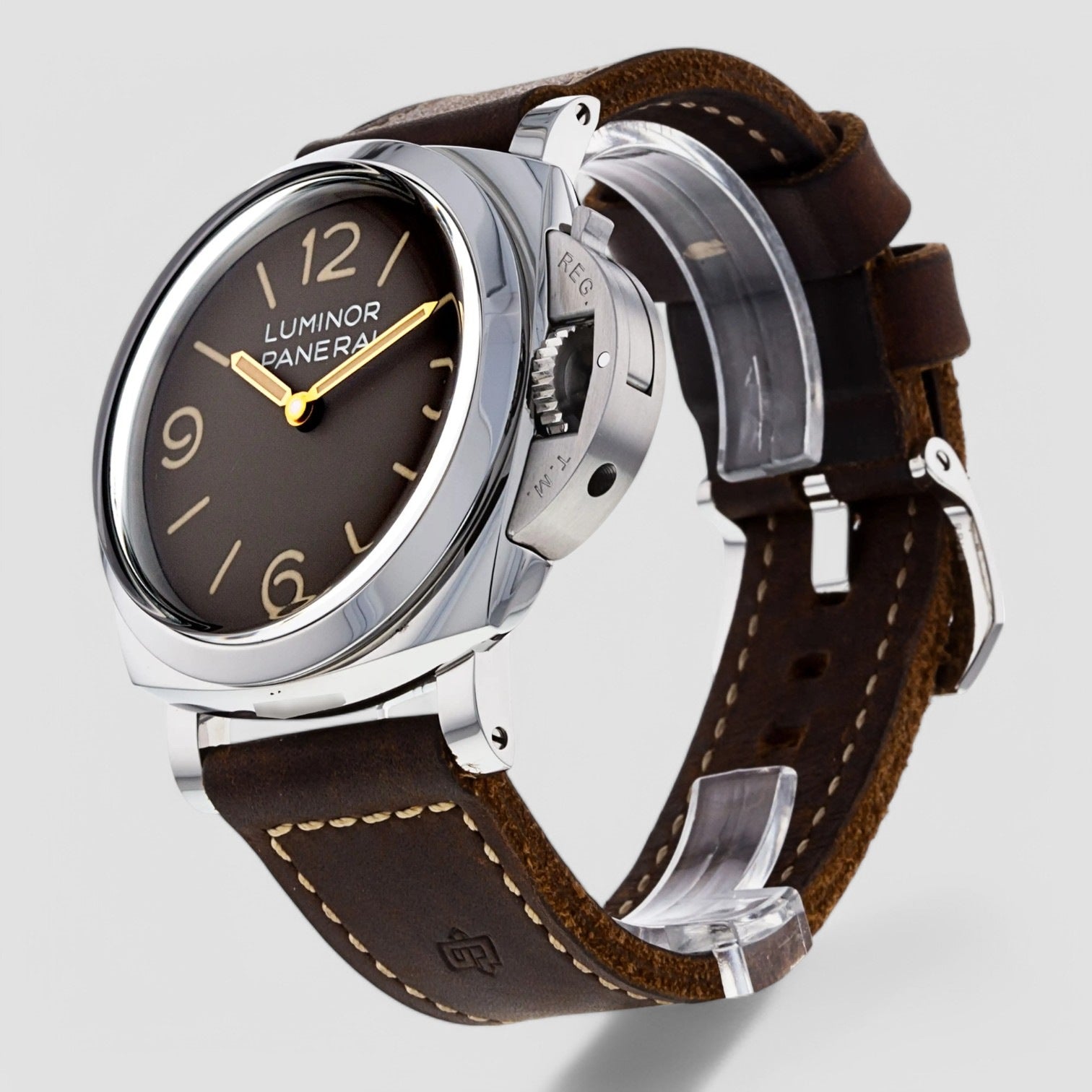 Luminor 1950 3 Days 47 Pam 663 Mm 00663 Brown Dial
