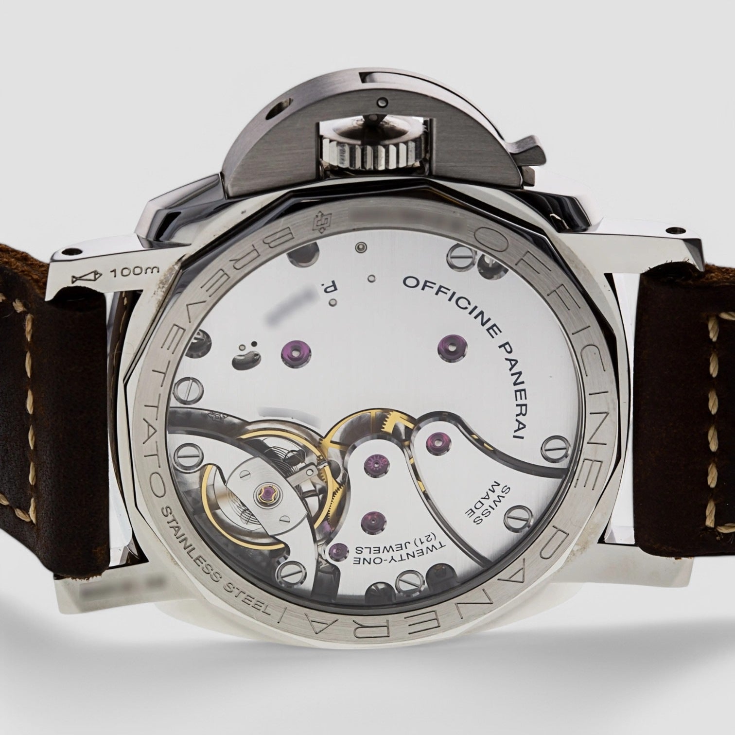 Luminor 1950 3 Days 47 Pam 663 Mm 00663 Brown Dial