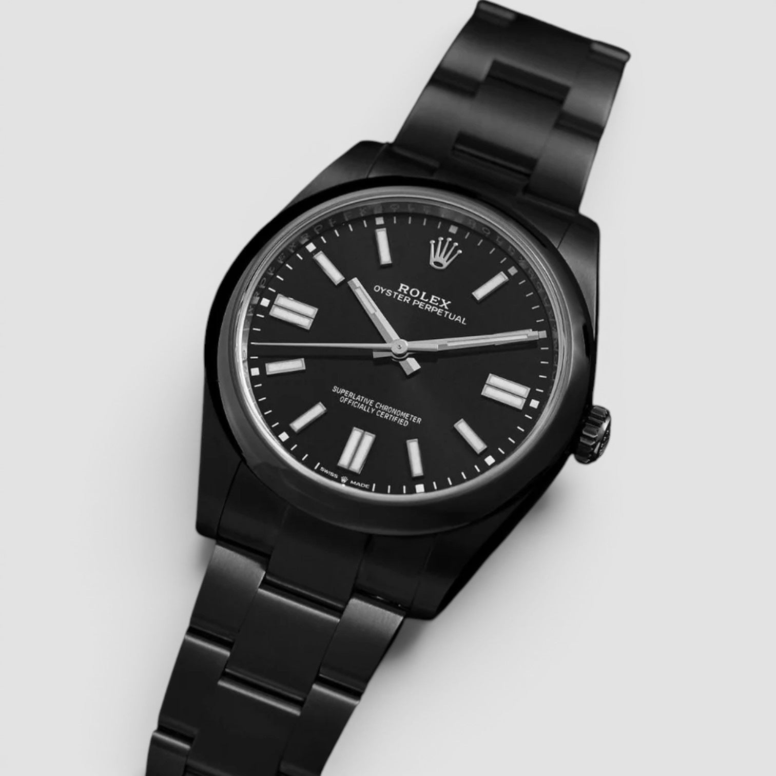 Oyster Perpetual 39 “Blackout” DLC-Coated Steel