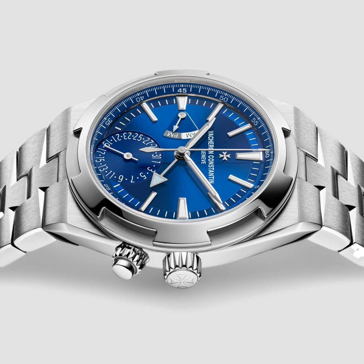 Overseas Dual Time 41mm Steel Blue Dial