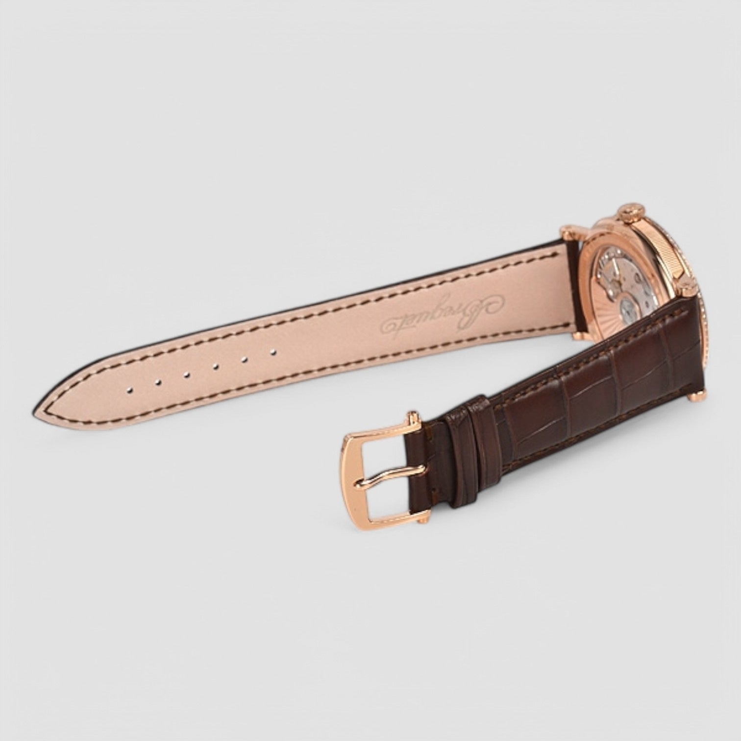 Classique Automatic Enamel Dial and Diamond Bezel / 18K Rose Gold Description