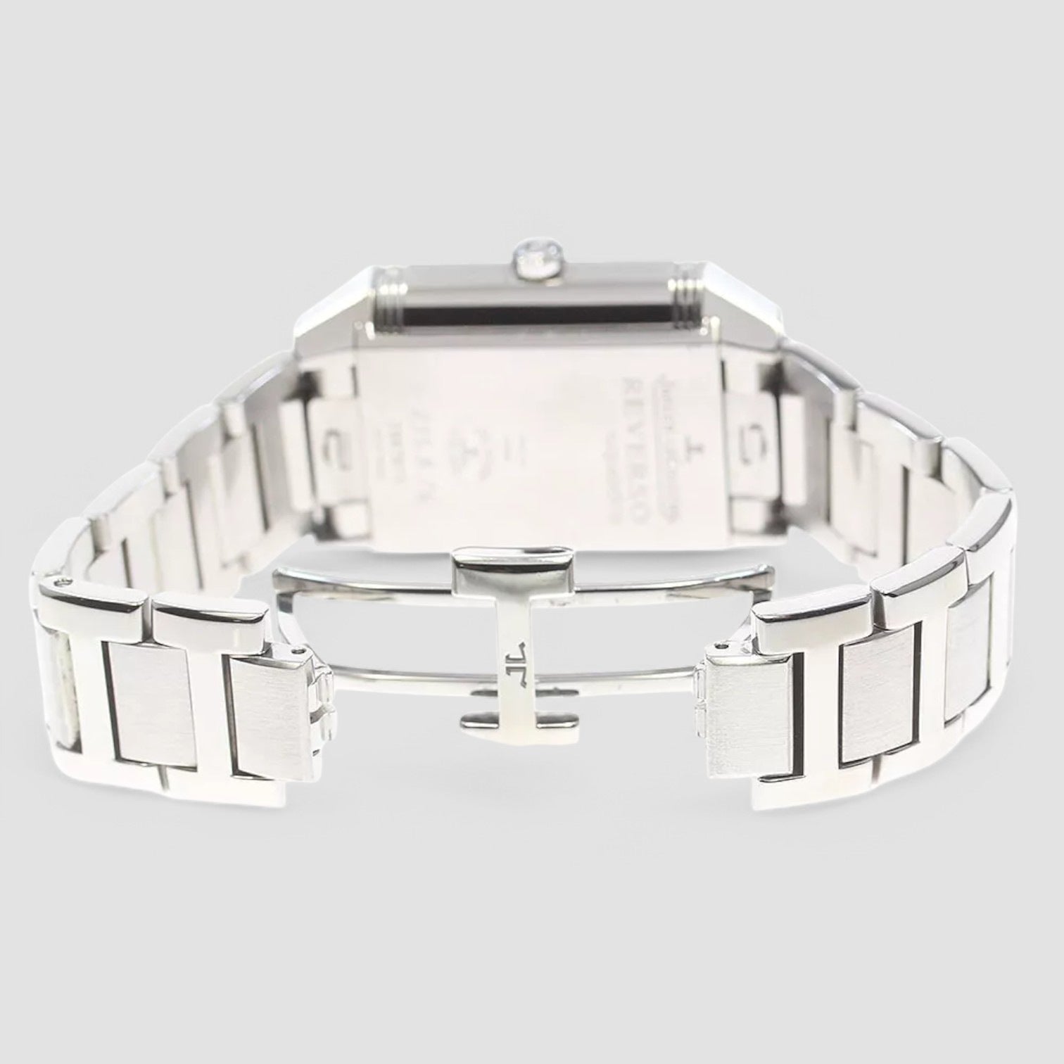 Reverso Squadra Lady Duetto – Dual-Faced Elegance in Stainless Steel
