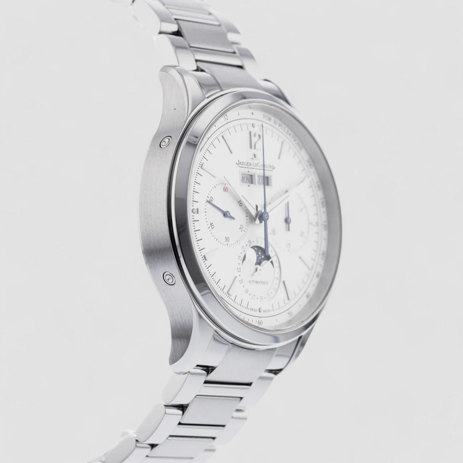 Master Control Chronograph Calendar – Refined Complexity in Stainless Steel
