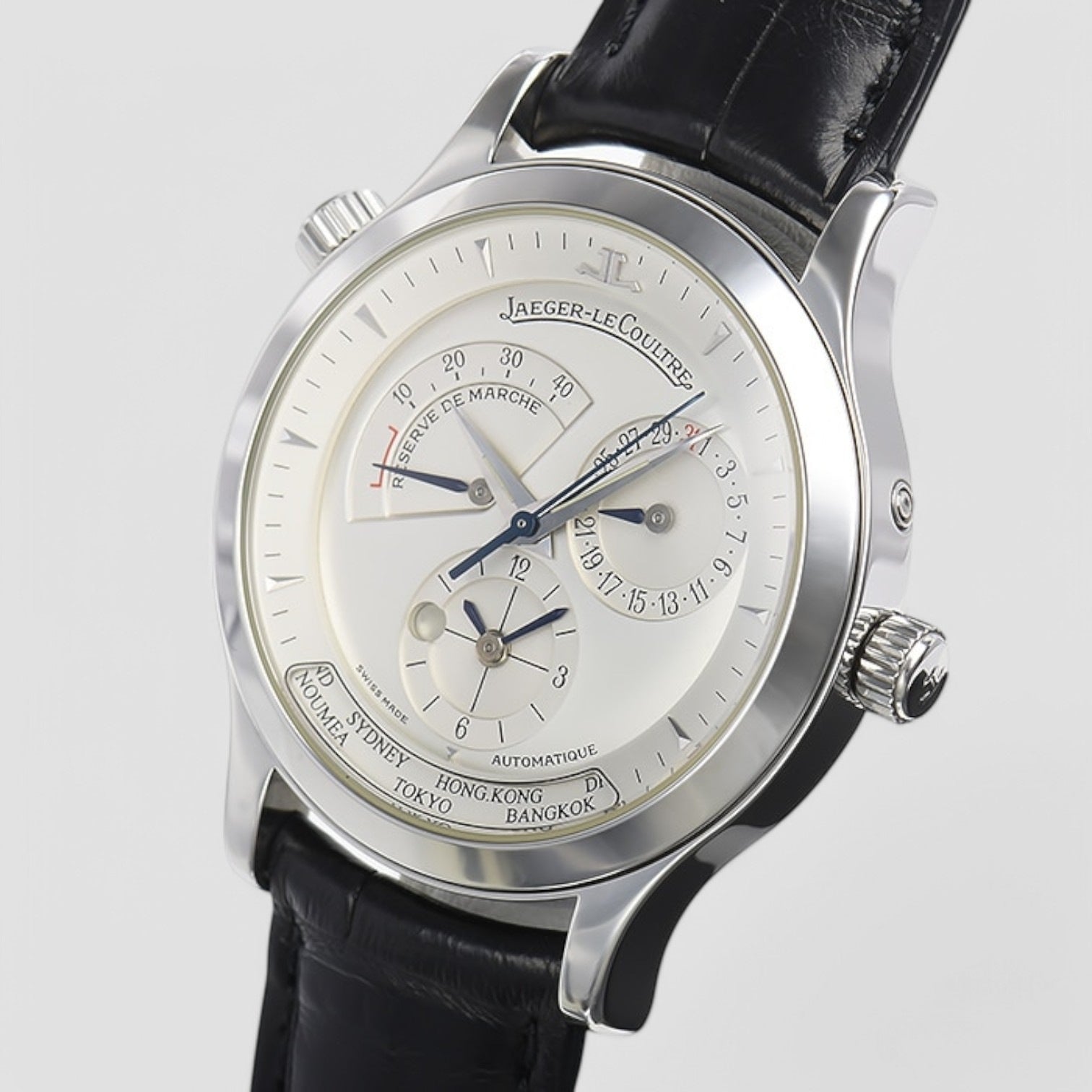 Master Geographic SS Silver Dial 38MM