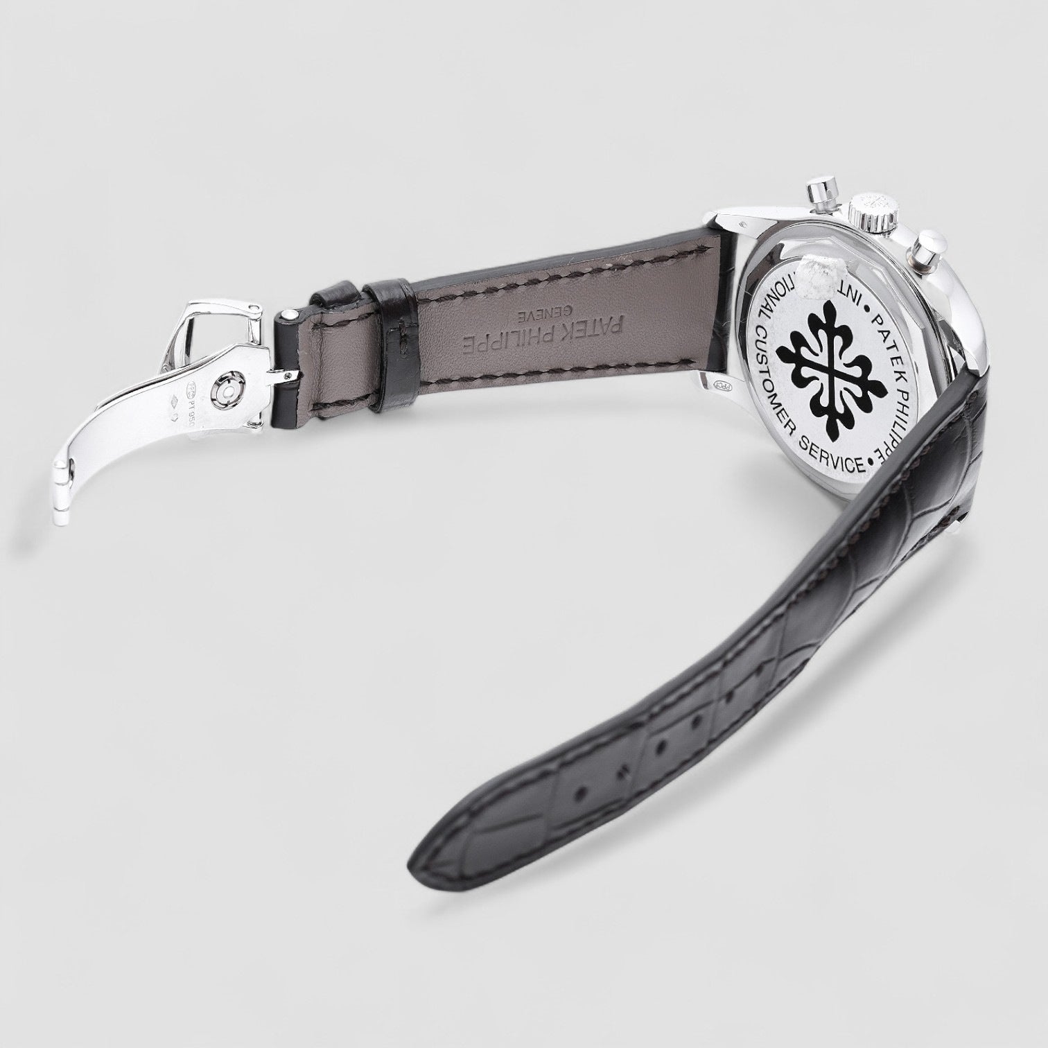 Annual Calendar Chronograph Platinum Grey Dial