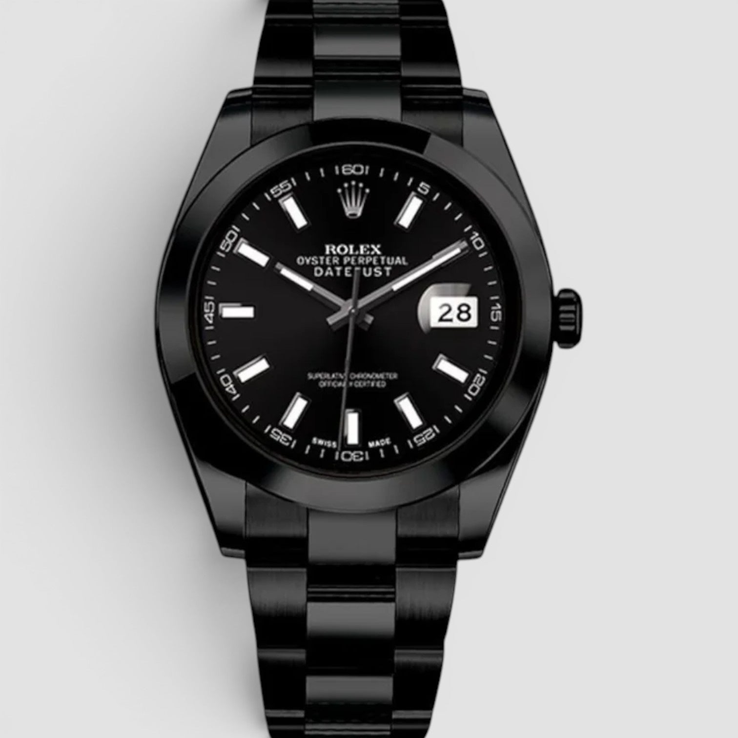 Datejust II “Blackout”DLC-Coated Steel