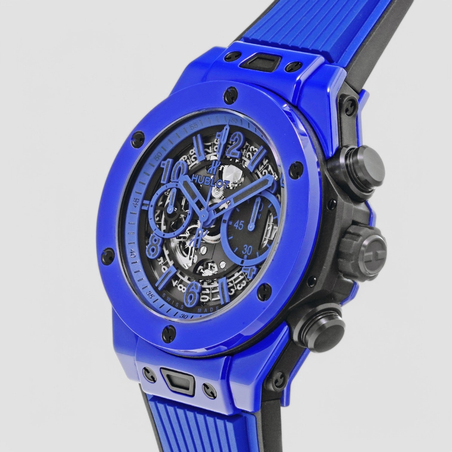 Big Bang Unico Blue Magic Chronograph LIMITED Description