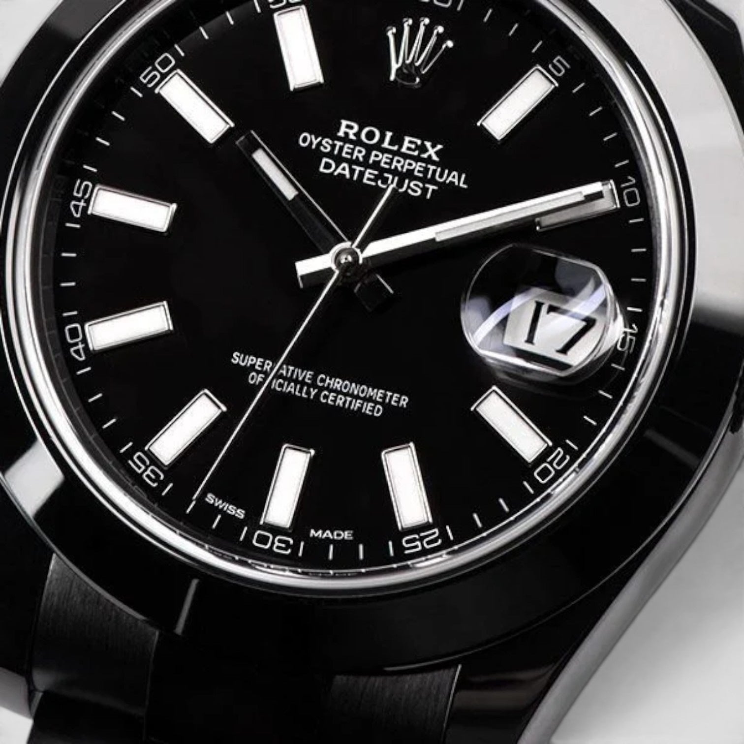 Datejust II “Blackout”DLC-Coated Steel