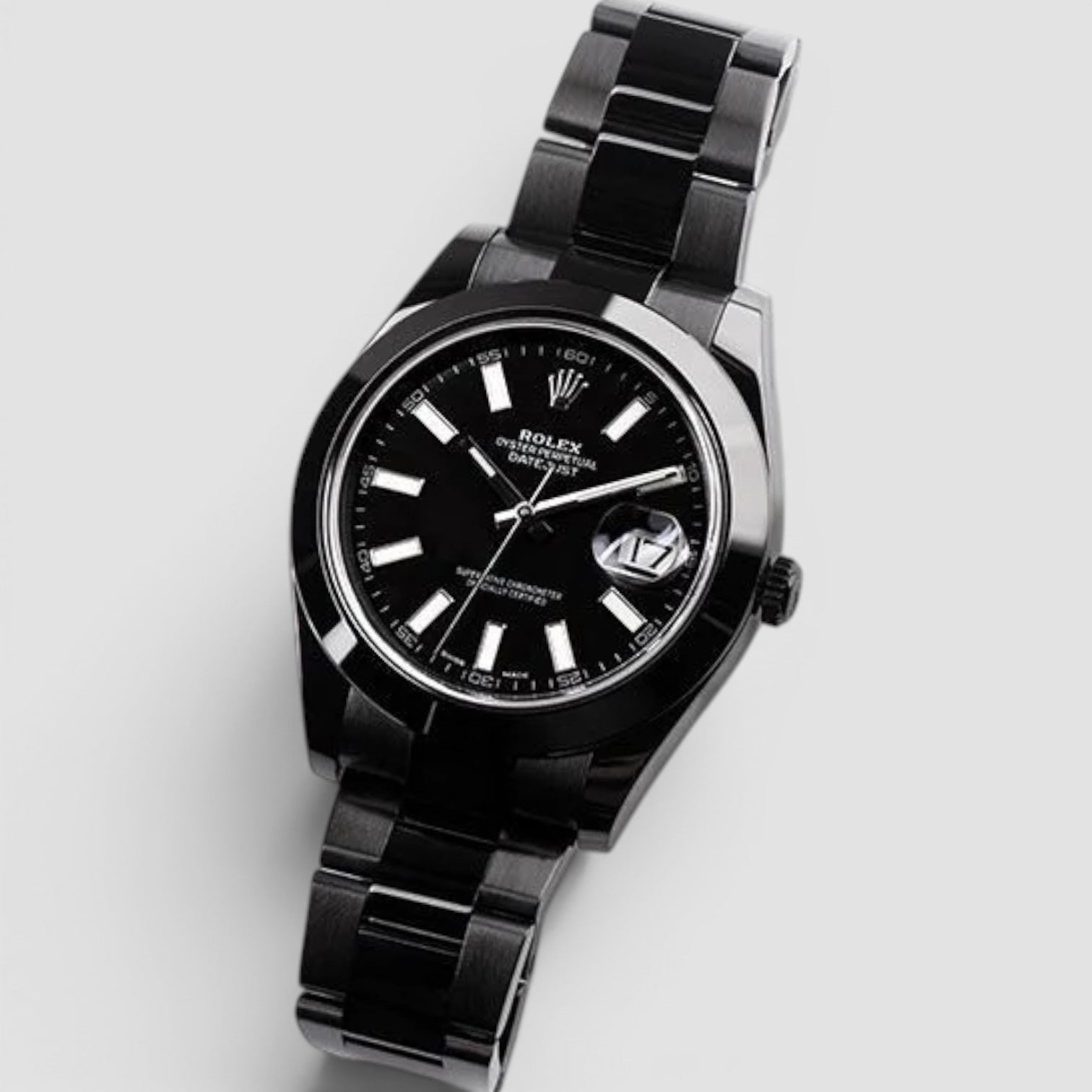 Datejust II “Blackout”DLC-Coated Steel