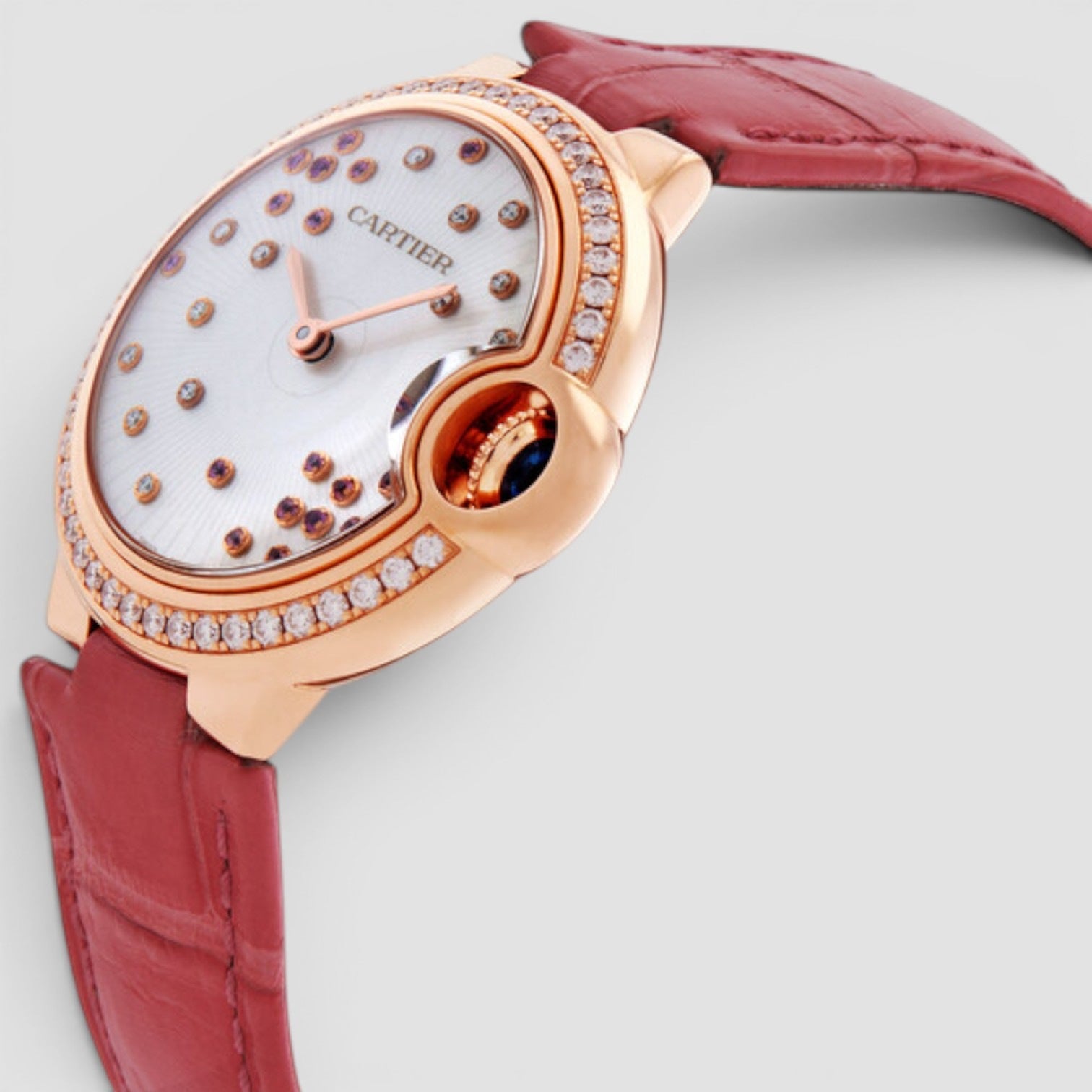 Ballon Bleu Rose Gold Diamond Set