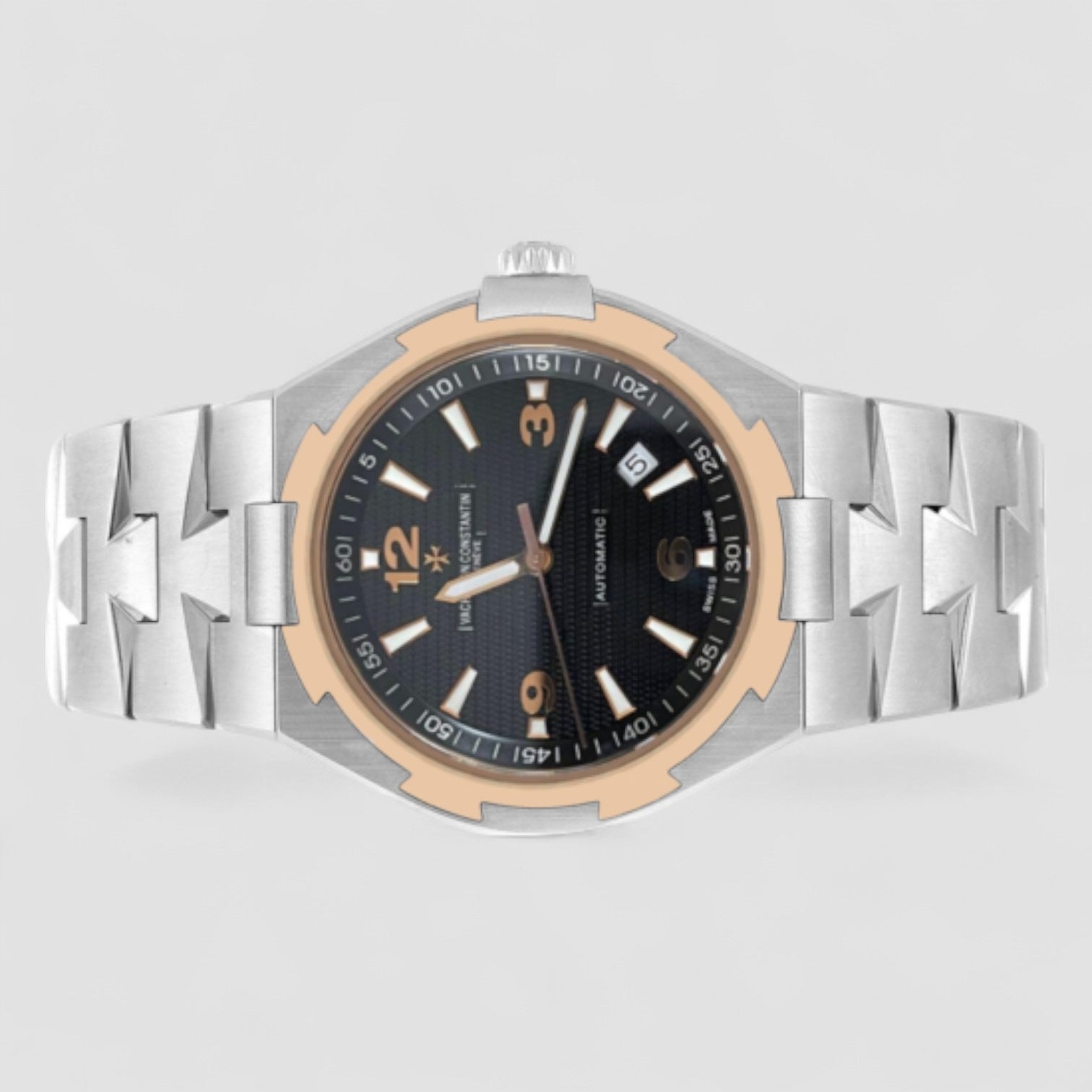 Overseas Automatic Black Gold and Steel