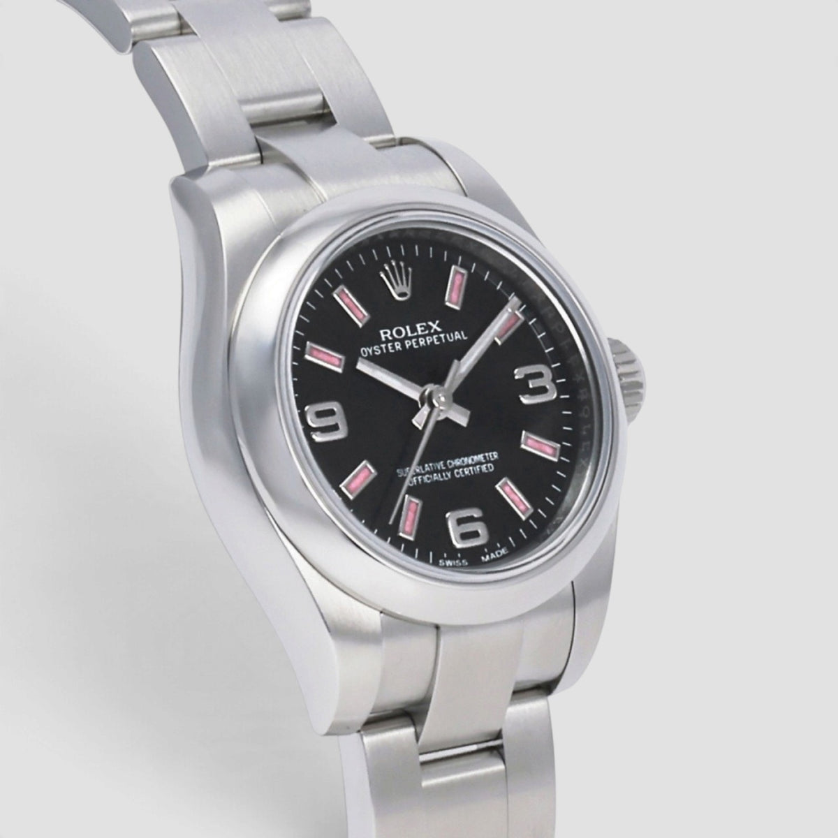 Oyster Perpetual Black 3-6-9 Arabic Dial