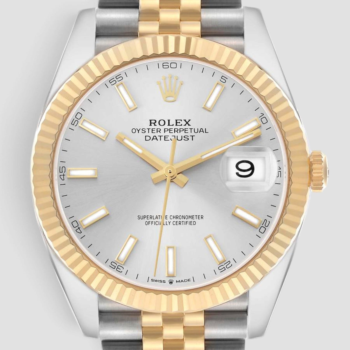 Datejust 41 Silver Index Dial Jubilee