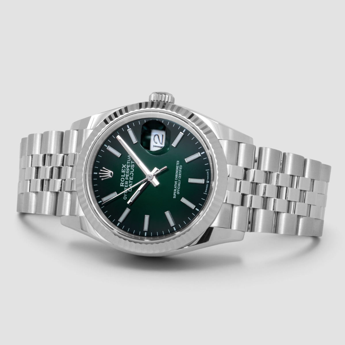 Datejust 36 Green Ombré Dial Jubilee