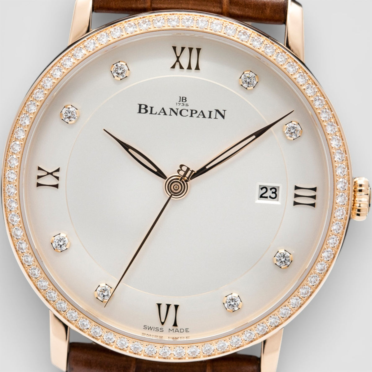 Villeret Ultra-Slim 18K Automatic 40MM Diamonds
