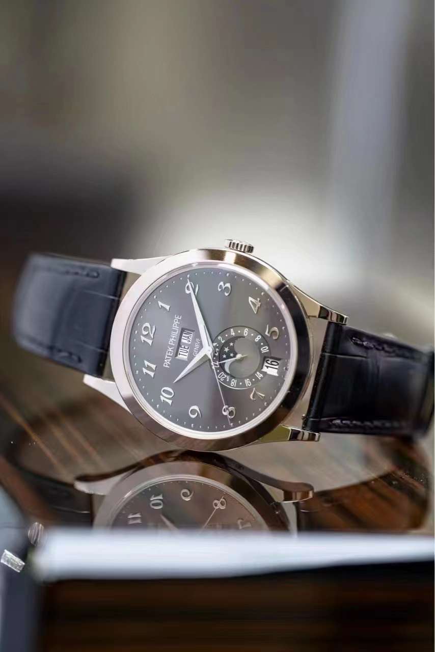 Annual Calendar White Gold Grey Dial