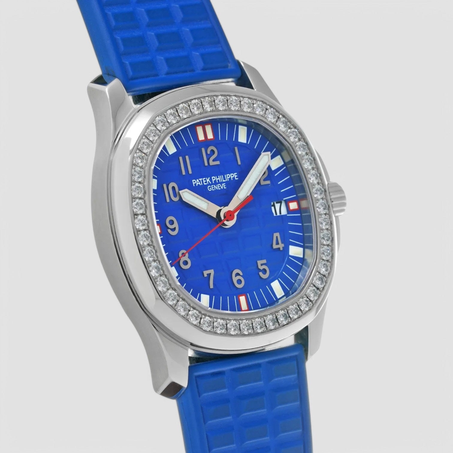 Aquanaut Quartz Diamond Blue Dial Unisex Watch