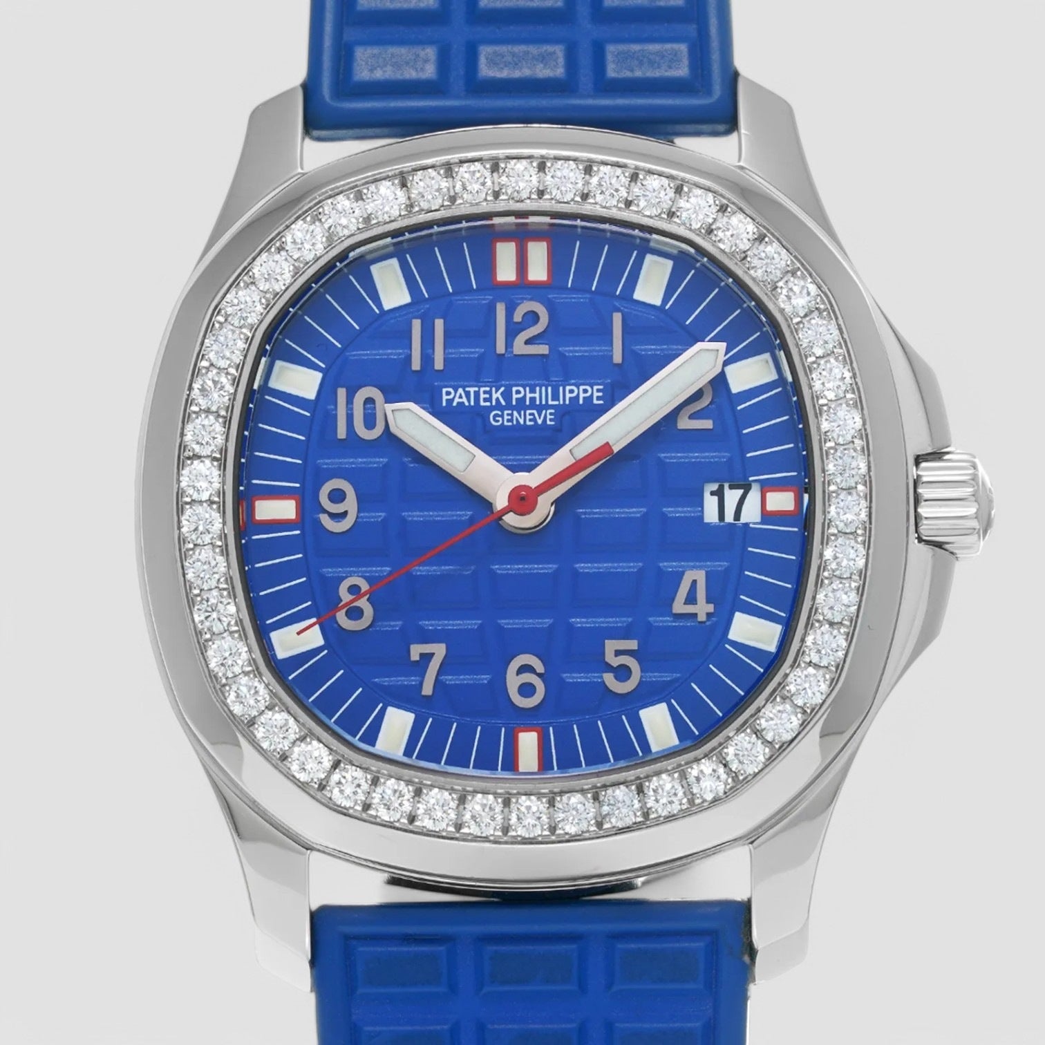 Aquanaut Quartz Diamond Blue Dial Unisex Watch