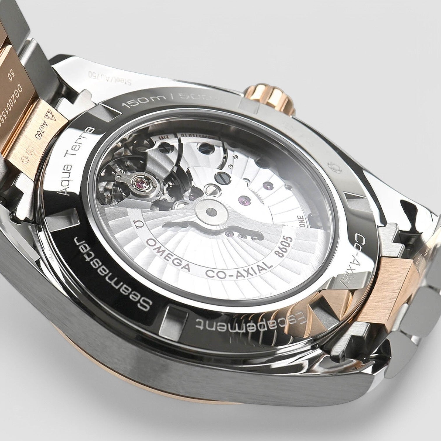 Seamaster Aqua Terra GMT Automatic Grey Dial Two-tone Unisex Watch
