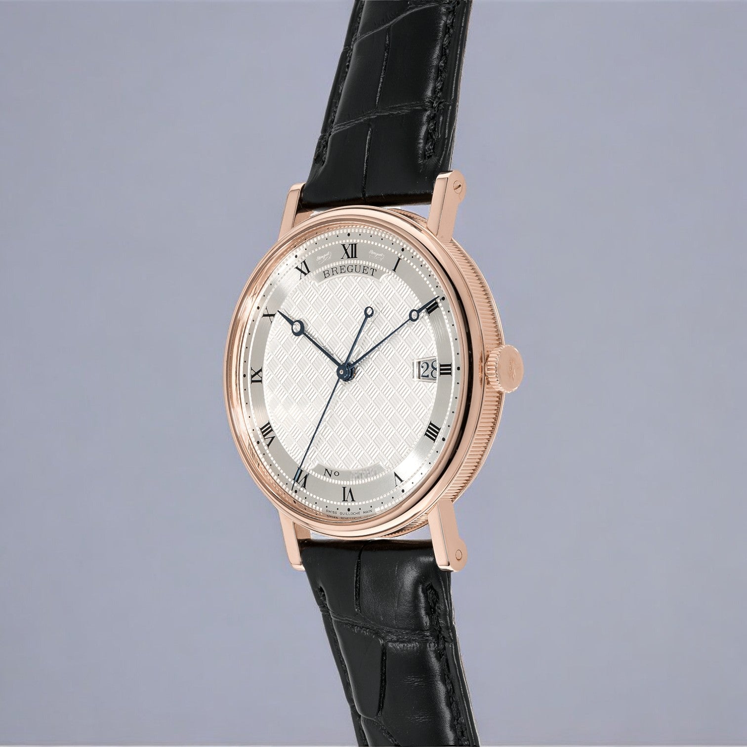 Classique Guilloche Dial 18K Rose Gold
