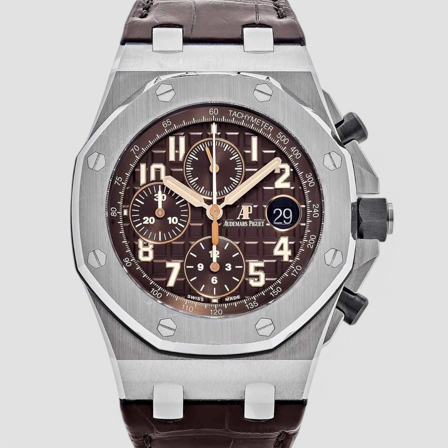 Royal Oak Offshore Chronograph Brown "Havana" Dial SS
