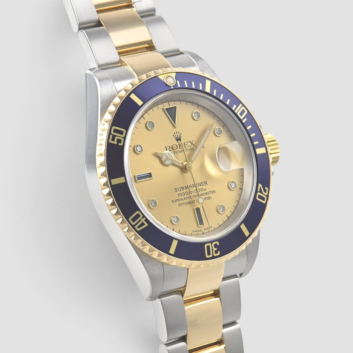 Submariner Date Champagne Serti Dial