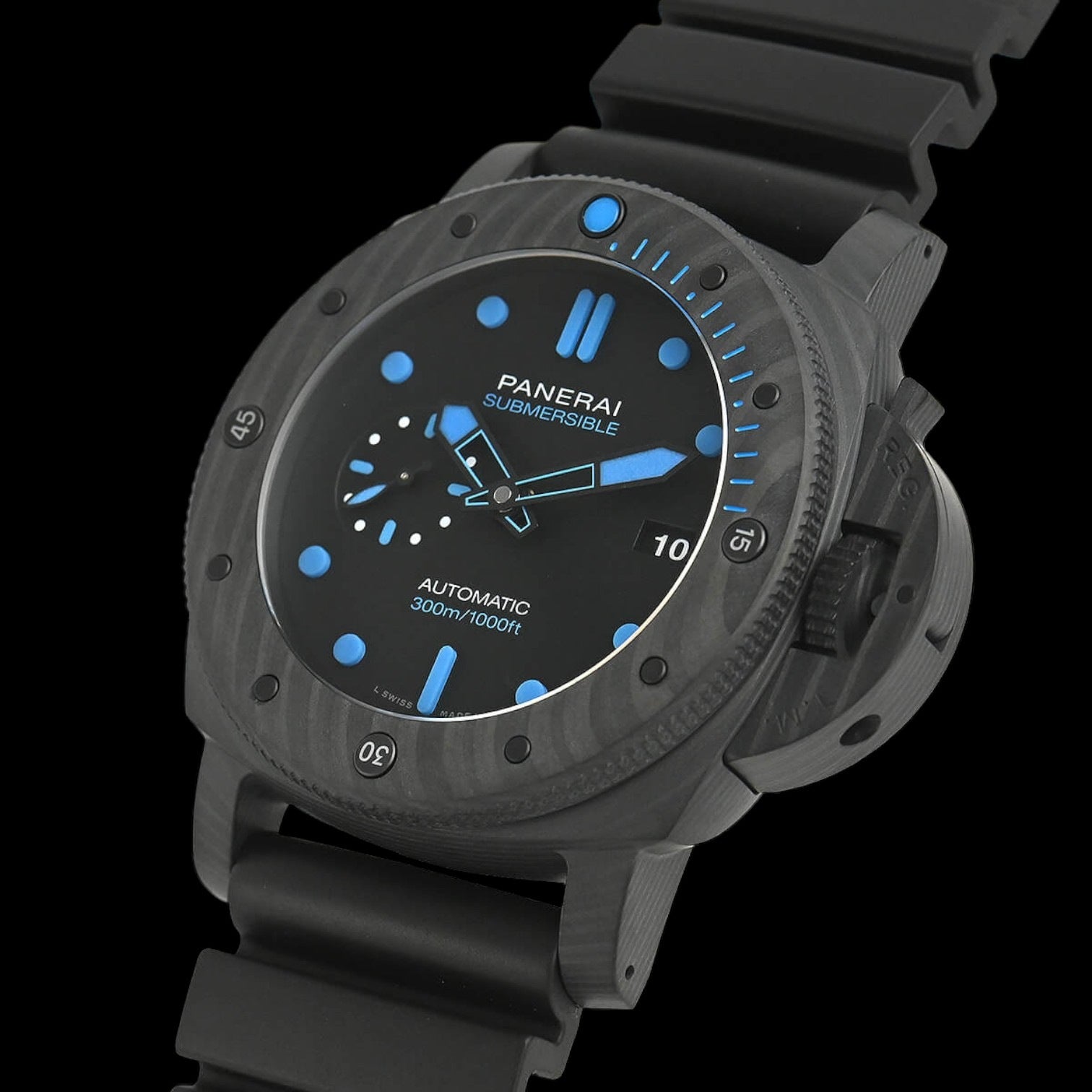 Submersible PAM01616 Carbotech 47mm 3 Days Automatic UNWORN