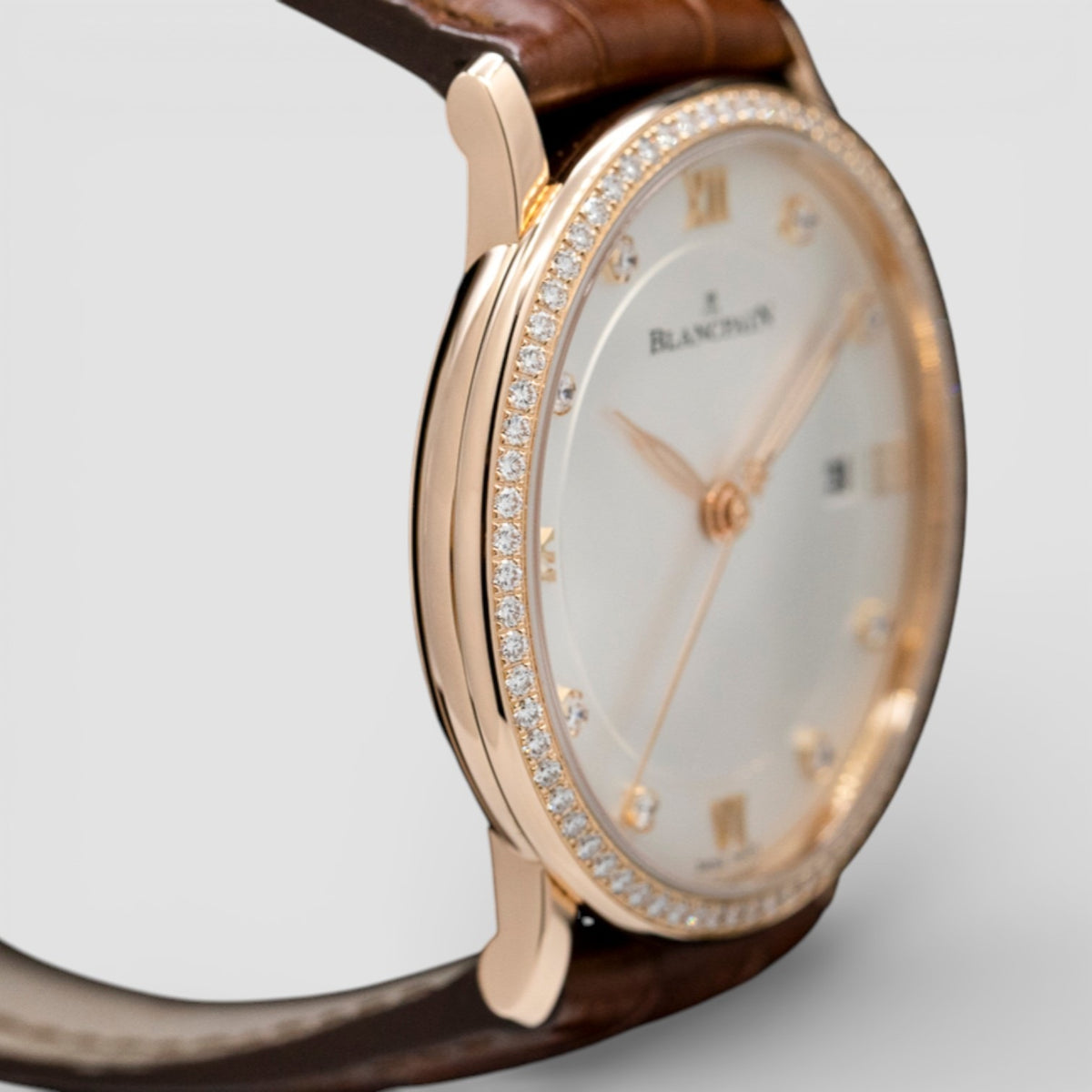 Villeret Ultra-Slim 18K Automatic 40MM Diamonds