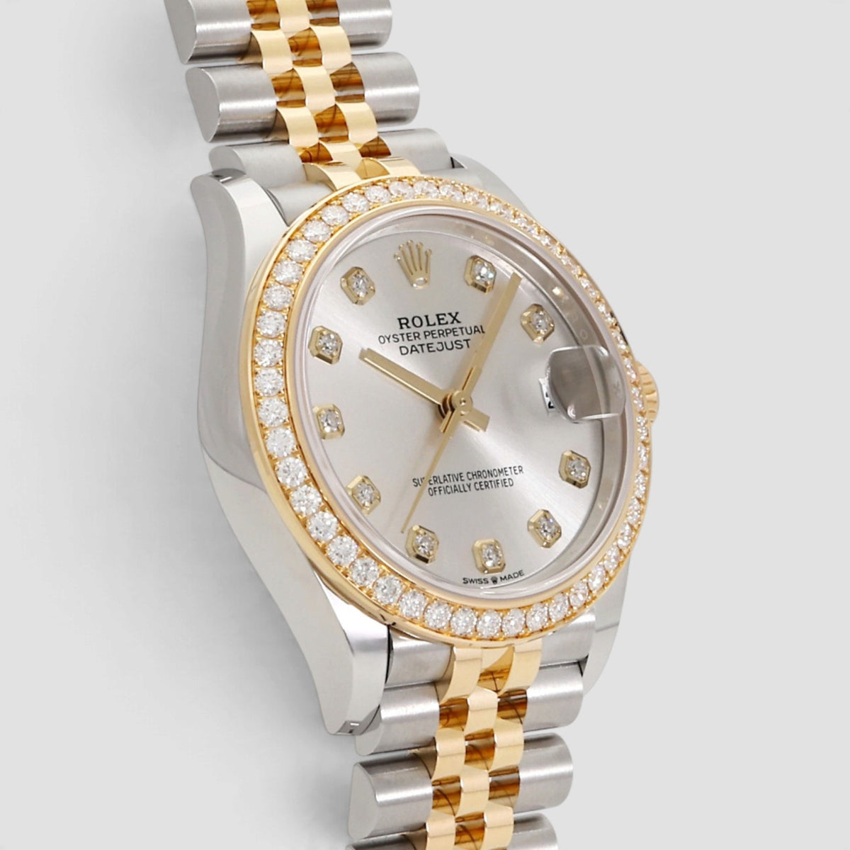 Datejust 31 Silver Diamond Dial