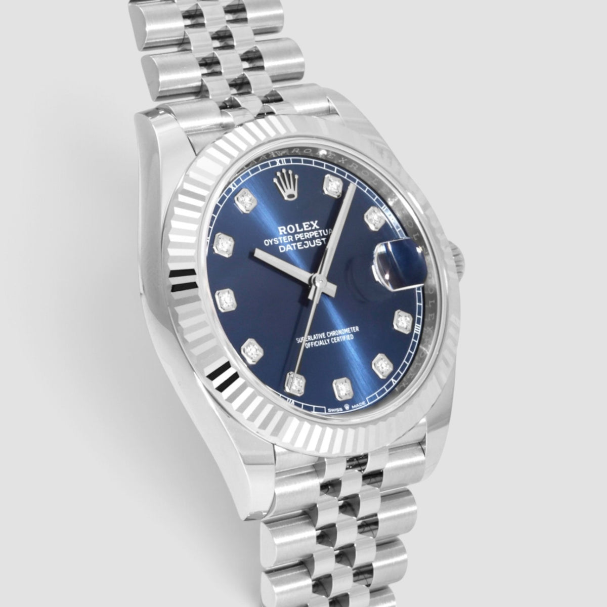 Datejust 41 Blue Diamond Dial Jubilee