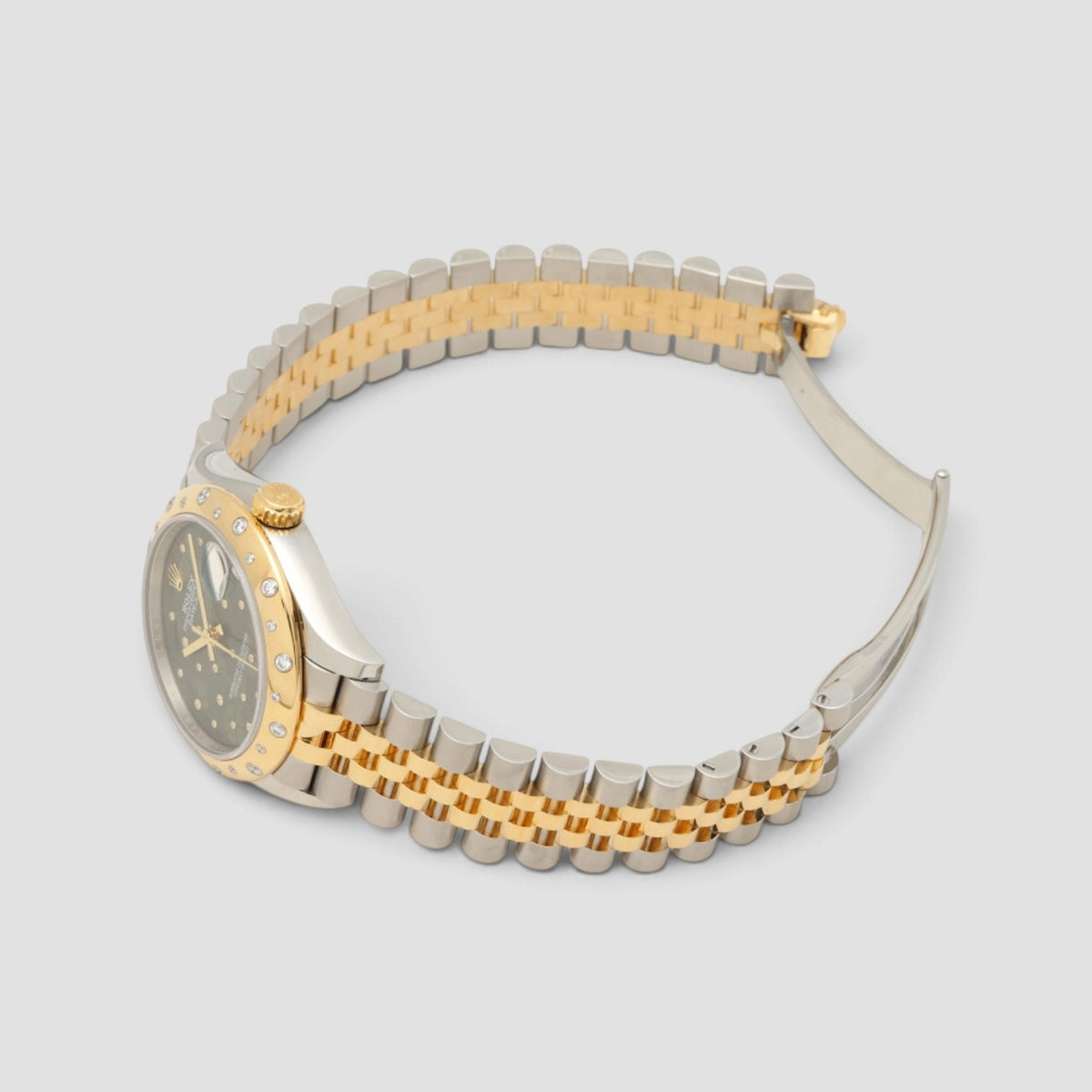 Datejust 31 Olive Green Floral Motif Diamond Dial Jubilee