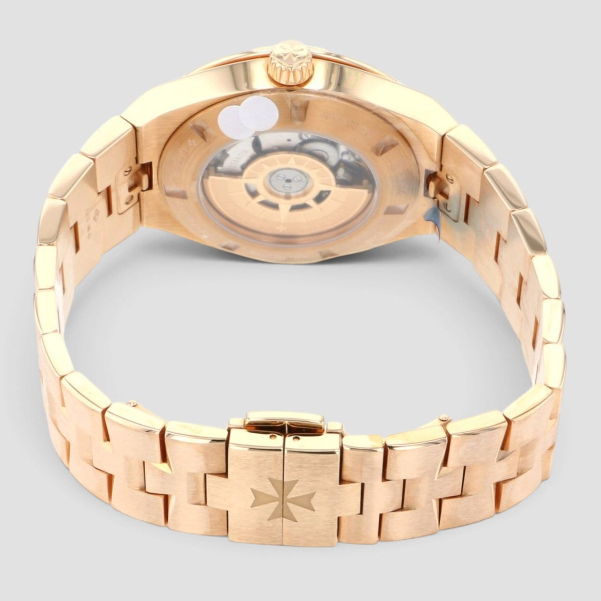 Overseas 37mm Pink Dial 18kt Rose Gold Diamond