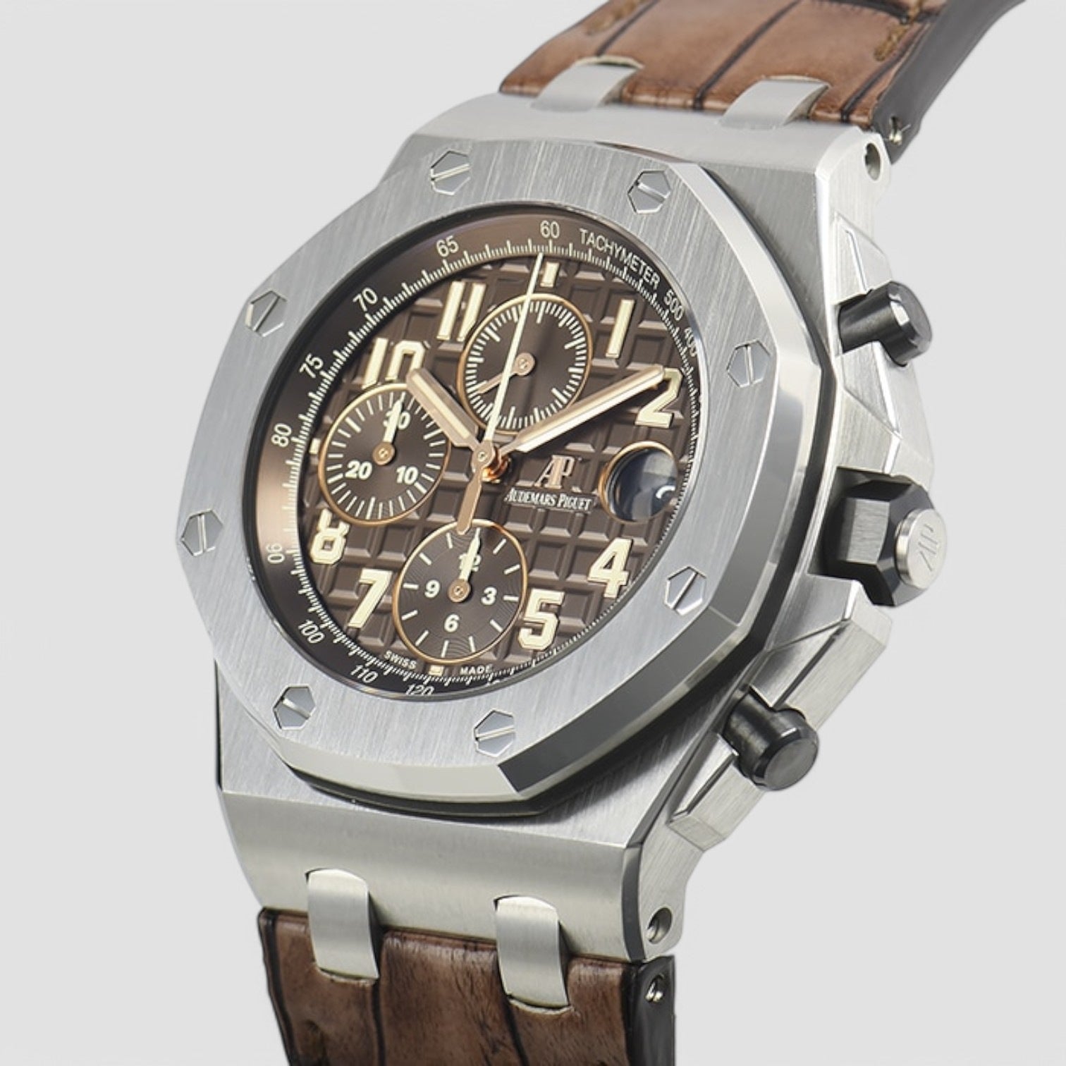 Royal Oak Offshore Chronograph Brown "Havana" Dial SS