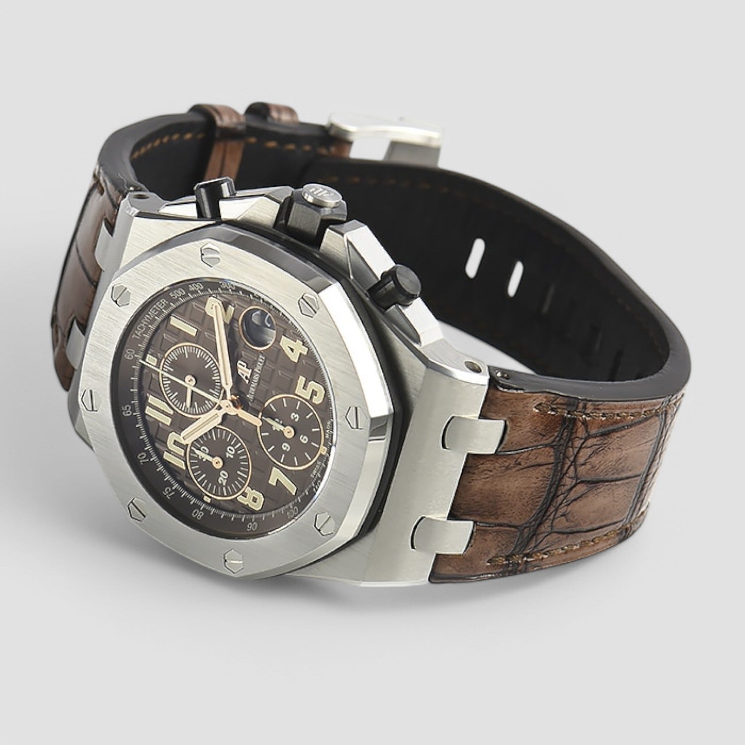 Royal Oak Offshore Chronograph Brown "Havana" Dial SS