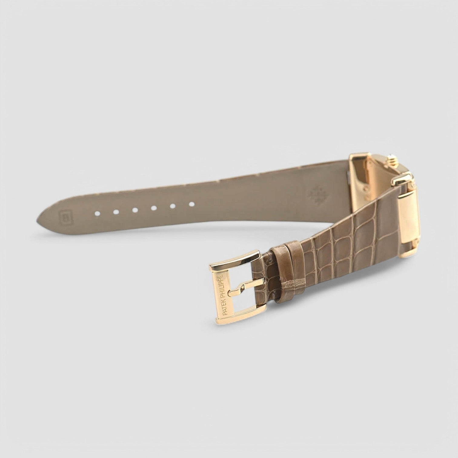 Twenty~4 Twenty 4 18K Rose Gold Brown Dial / Brown Satin