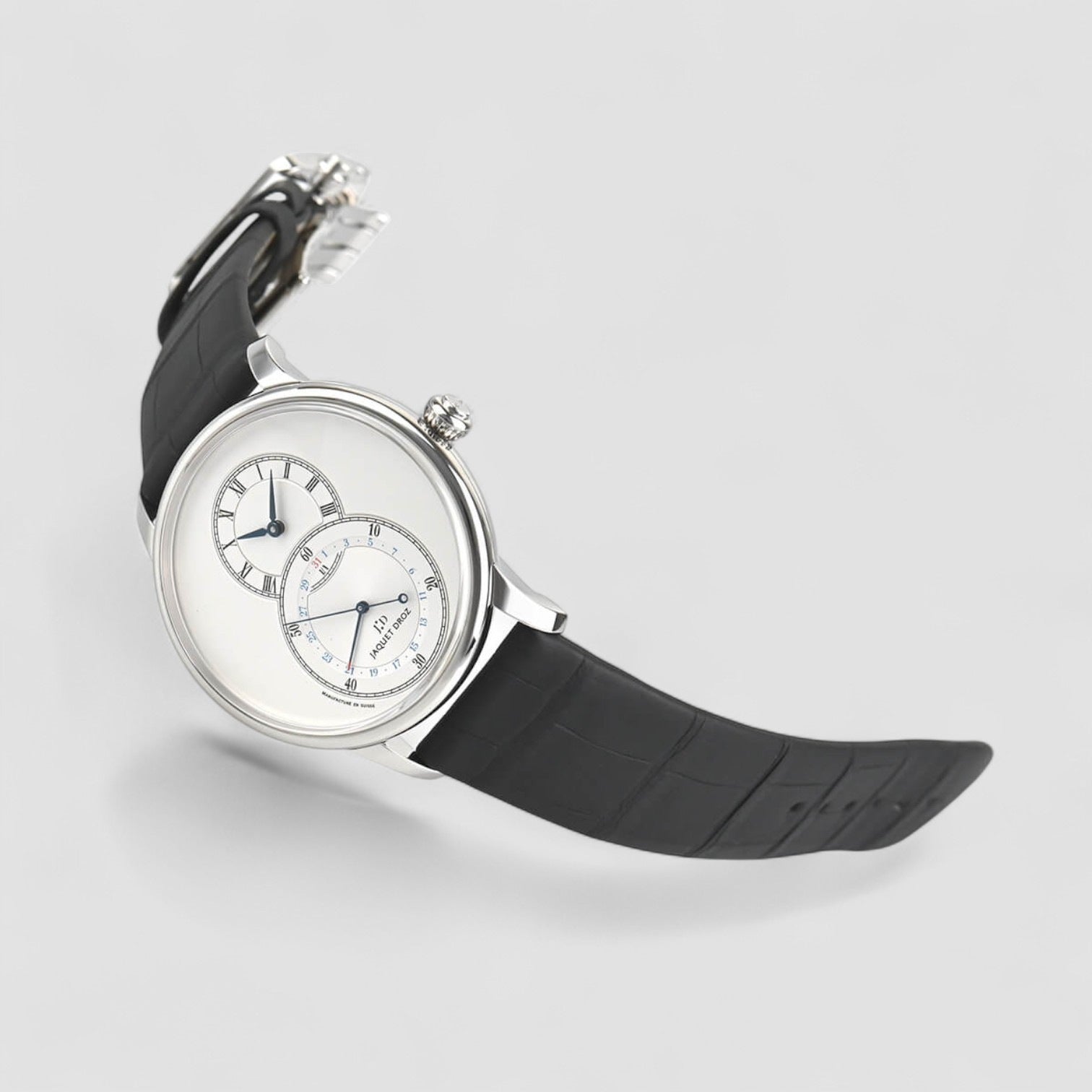 Legend Geneva Grande Seconde Quantieme SS Silver Dial