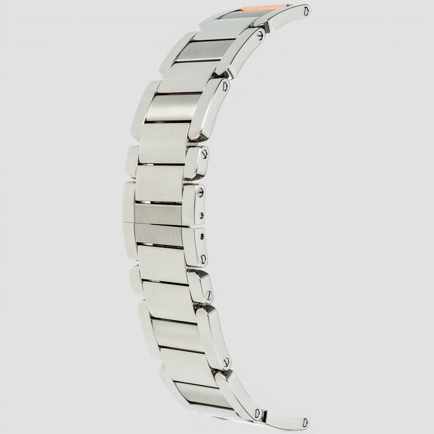 Tank Anglaise – Steel & Gold – Silver Dial