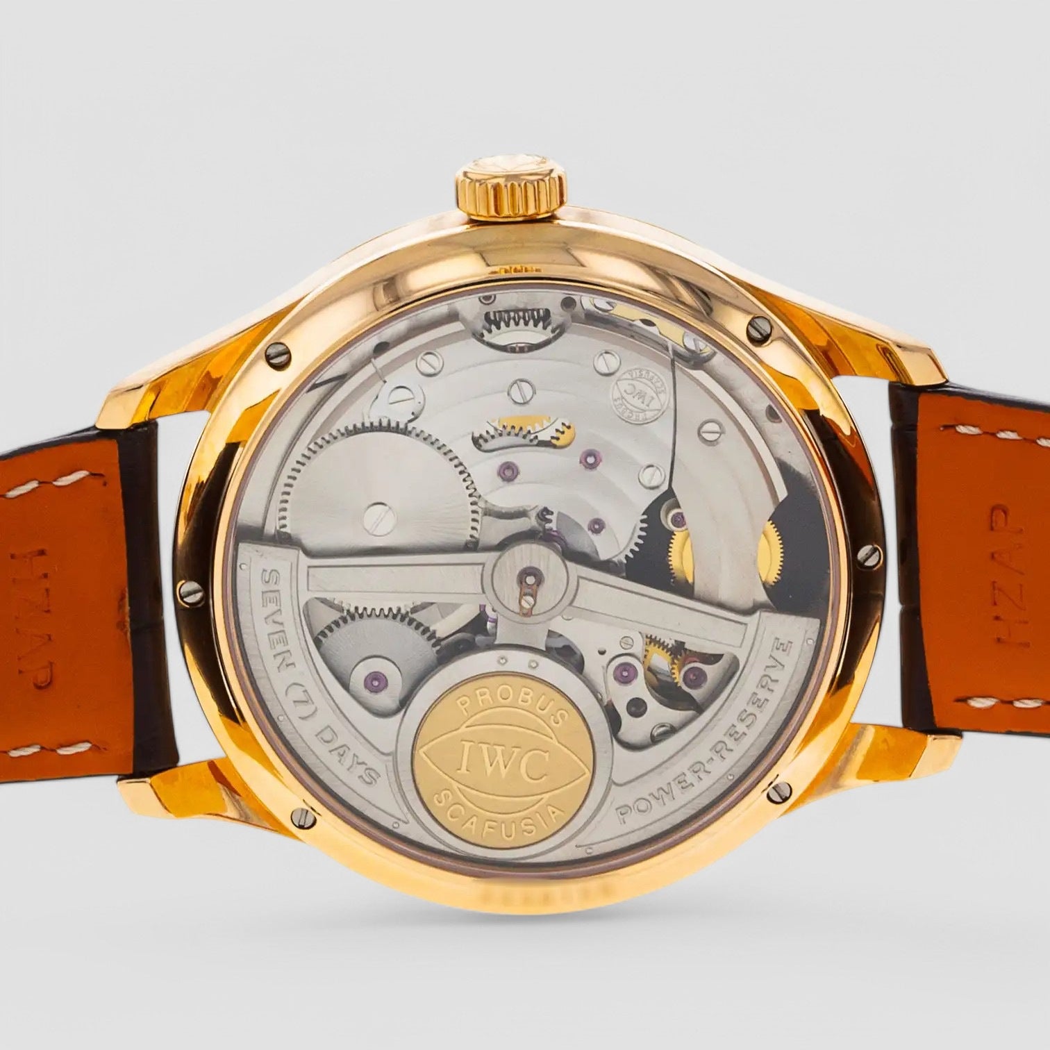 Portuguese Tourbillon Mystere Red Gold