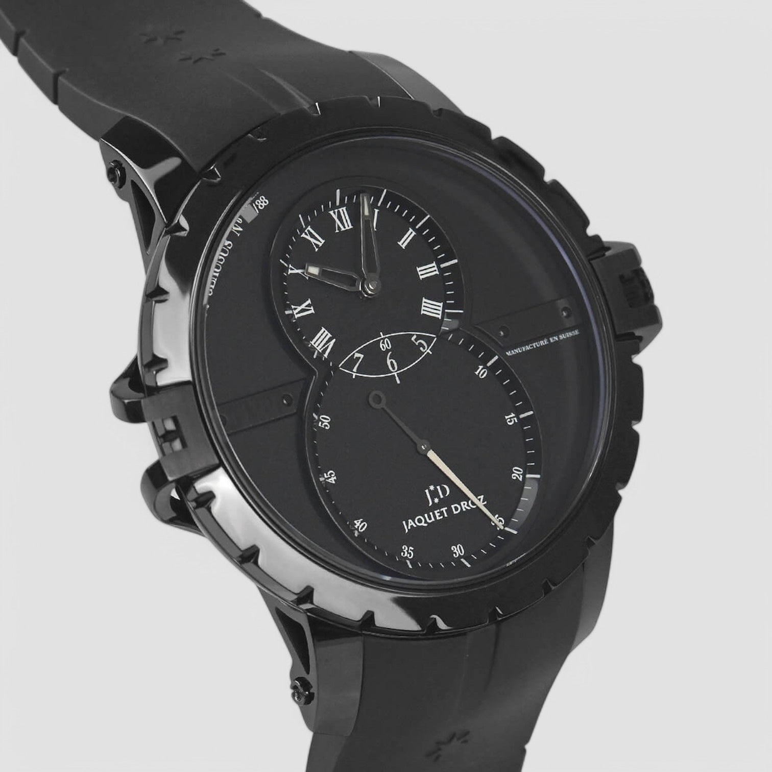 Grande Seconde Ceramique Black Dial