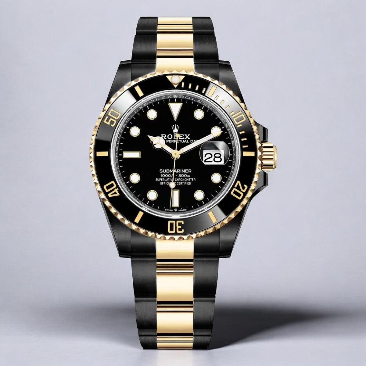 Submariner Date 41 mm Black Rolex DLC-PVD