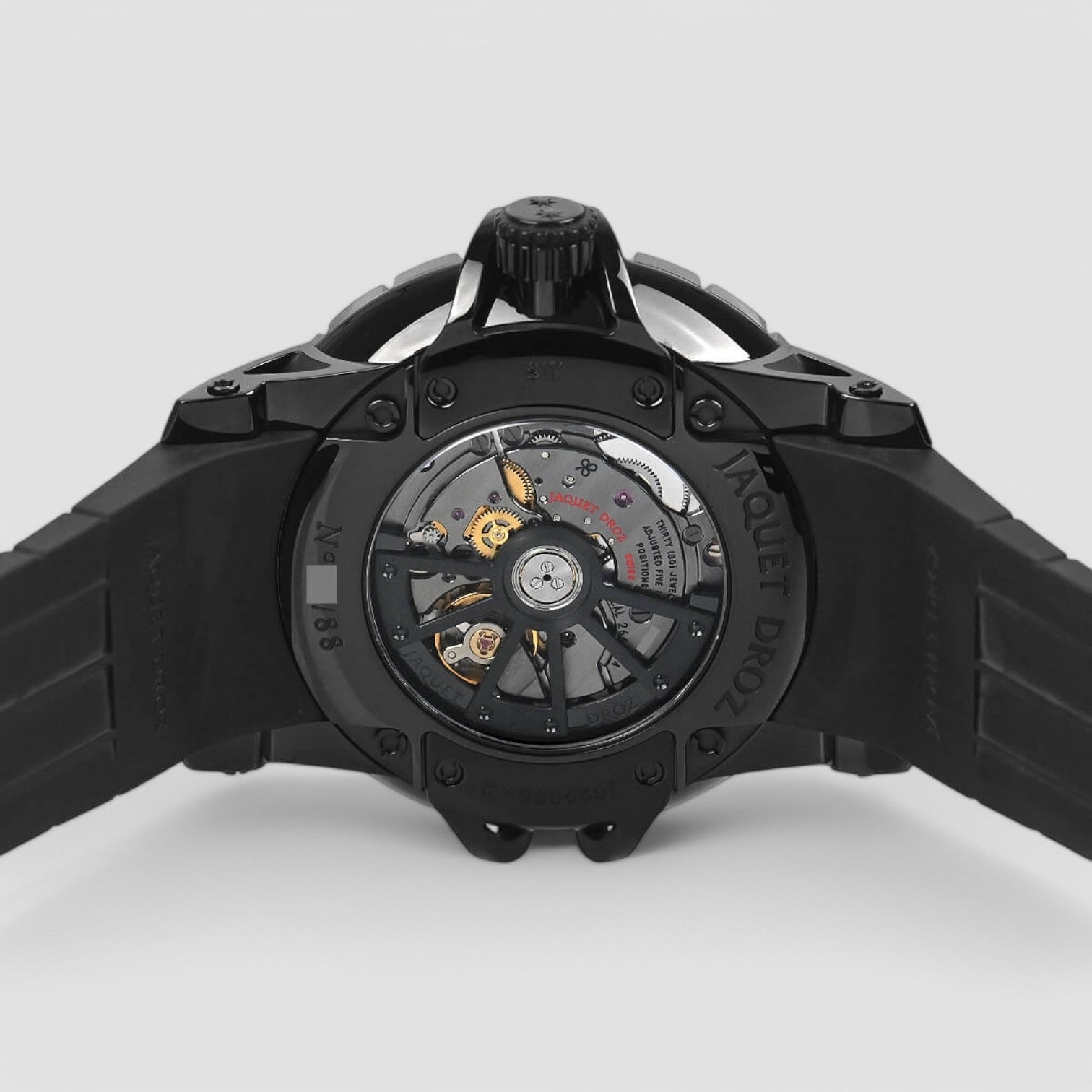 Grande Seconde Ceramique Black Dial