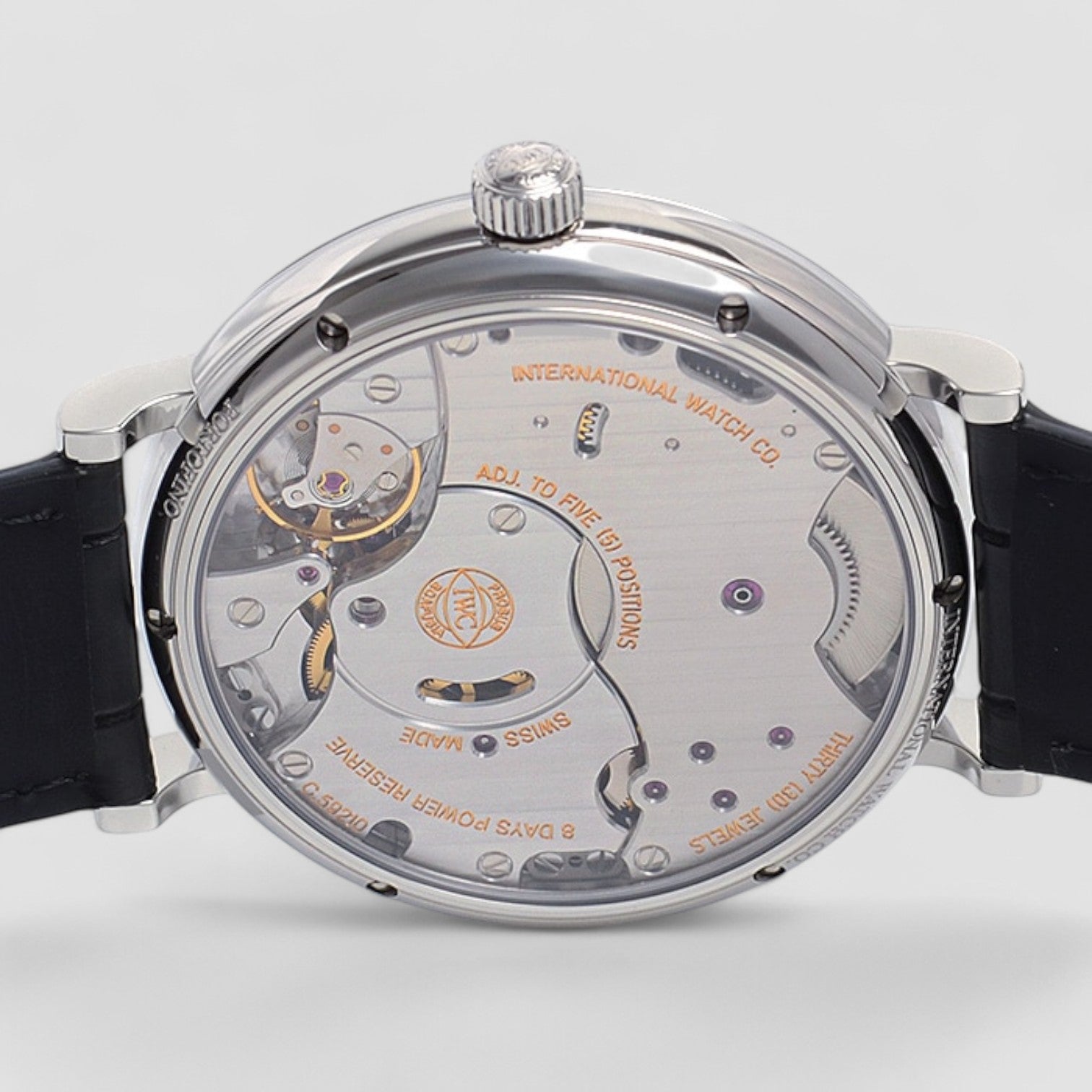 Portofino Hand Wound Eight Days SS Blue Dial