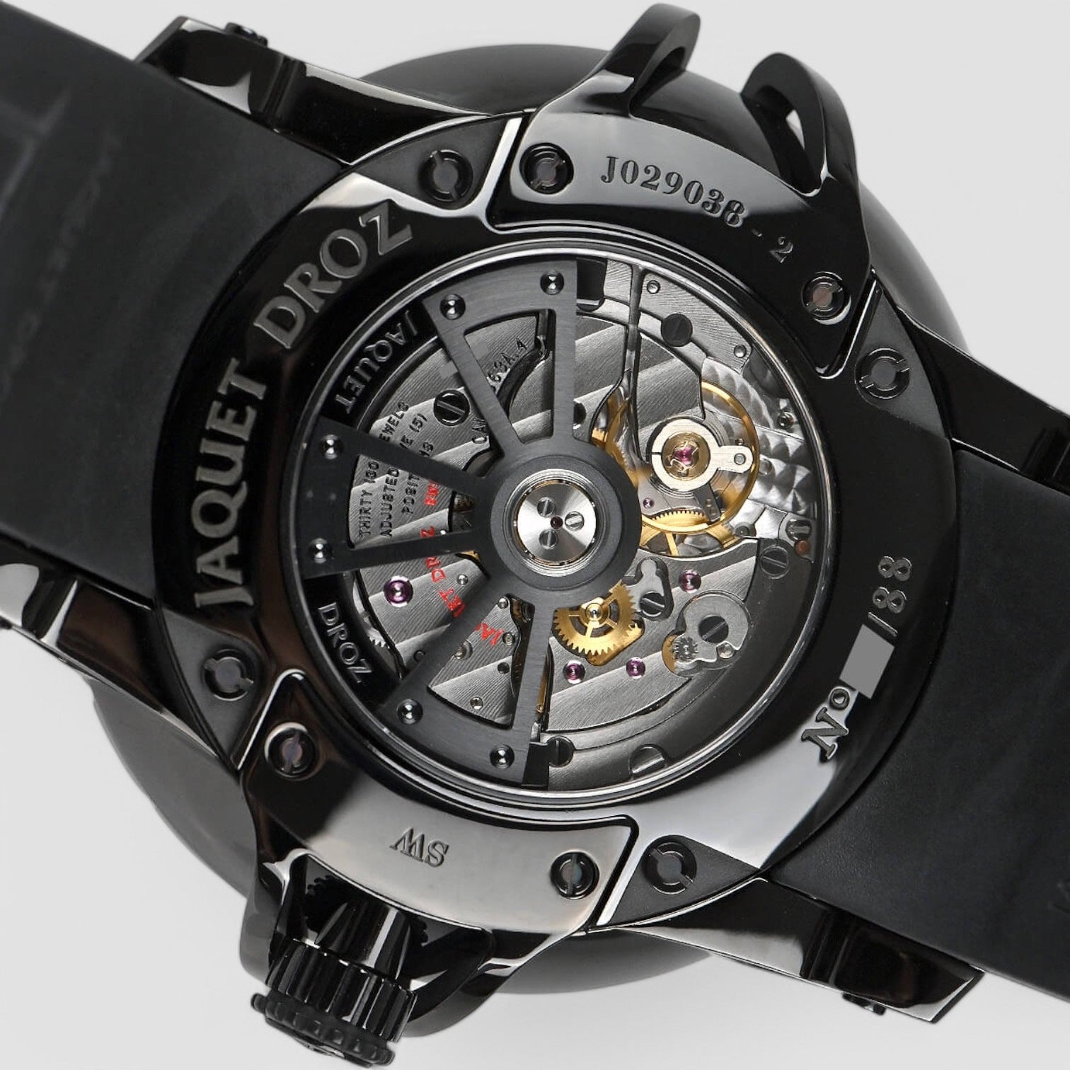 Grande Seconde Ceramique Black Dial